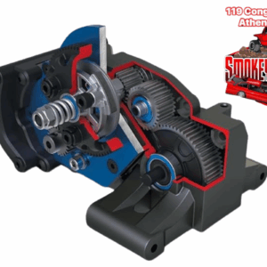 Traxxas Pro Series Magnum 272R Assembled Transmission 9495A Gearbox Red 2WD